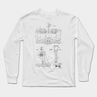 Apparatus for Applying a Getter Material Vintage Patent Drawing Long Sleeve T-Shirt